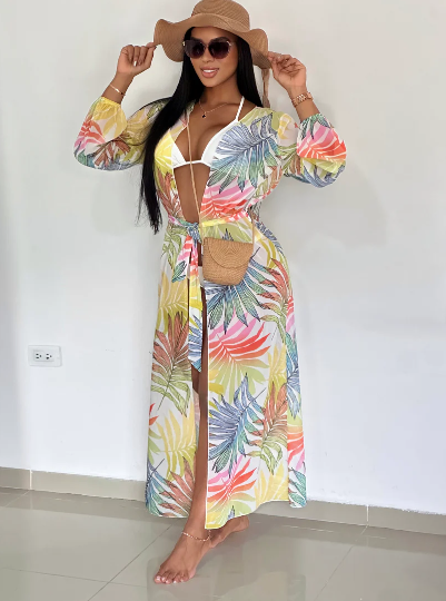 Vestido de baño tela crepé - 00983