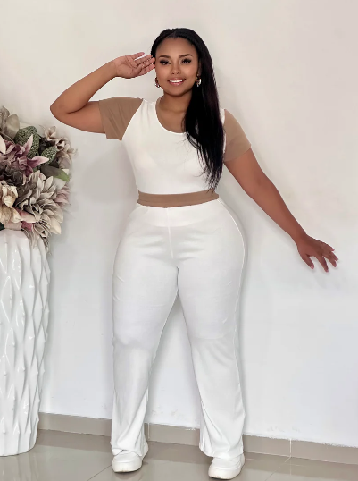 CONJUNTO ALGODON MANGA BLANCA - TZ4018
