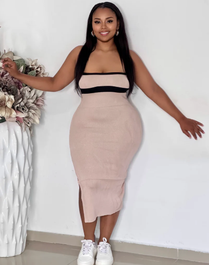 VESTIDO STRAPLESS HILO - MZ5291